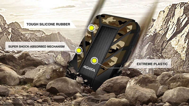 5 Hardisk Eksternal Terbaik 2024, Harga Dibawah 1 Jutaan ADATA HD710M Pro Military
