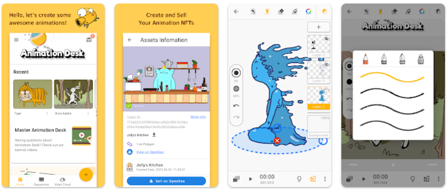 8 Aplikasi Pembuat Animasi Terbaik 2024 untuk Android & iPhone Animation Desk–Cartoon & GIF