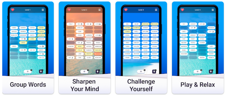 Associations Word Puzzle Game