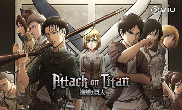 10 Anime Terbaik dan Terlaris, Wibu Wajib Tahu! Attack on Titan
