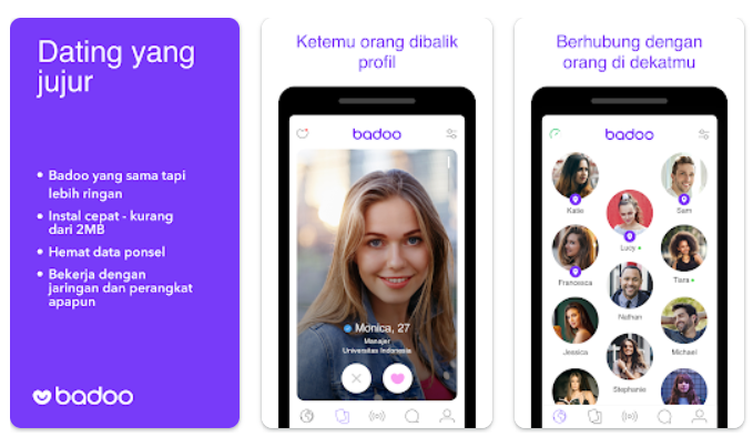 10 Aplikasi Kencan Online Gratis & Terbaik di Indonesia Badoo