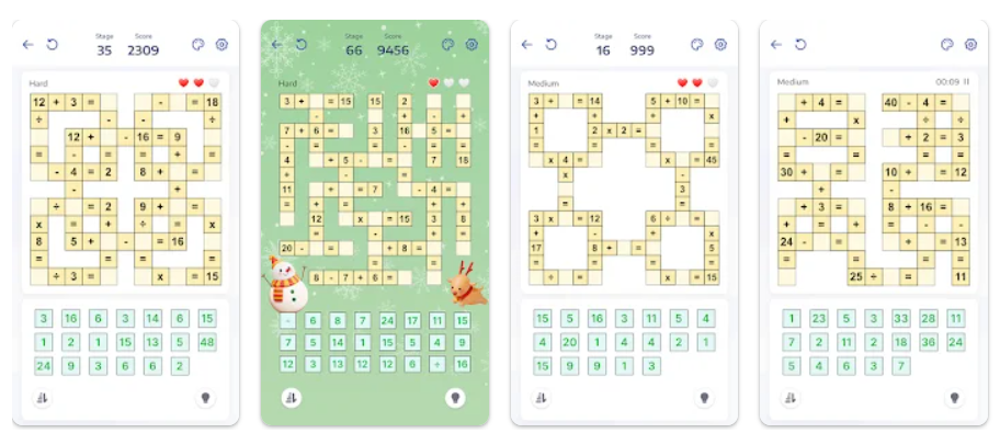 Crossmath - Math Puzzle Games