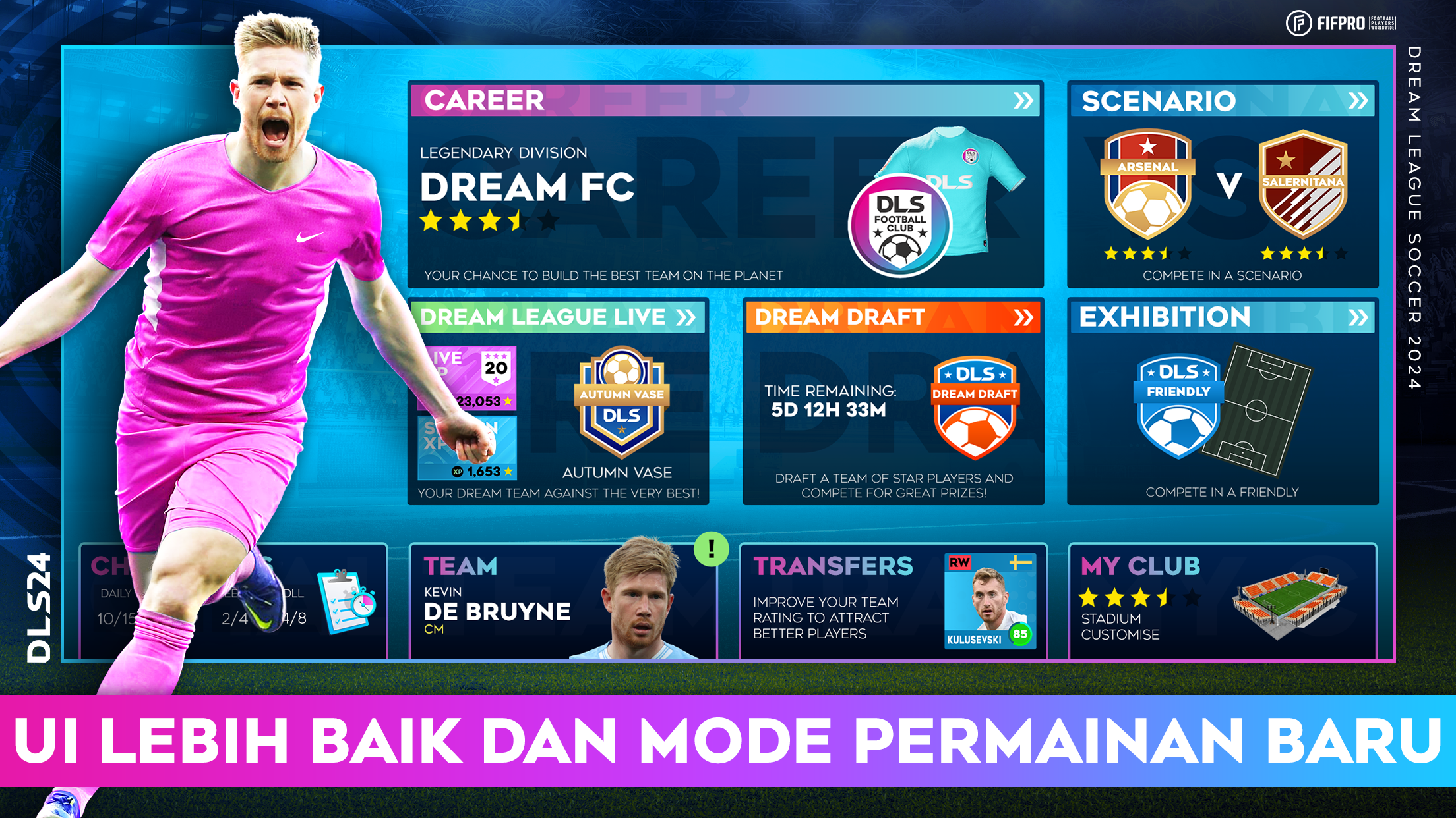 8 Game Sepak Bola Terbaik 2024, Pecinta Bola Wajib Install! Dream League Soccer 2024