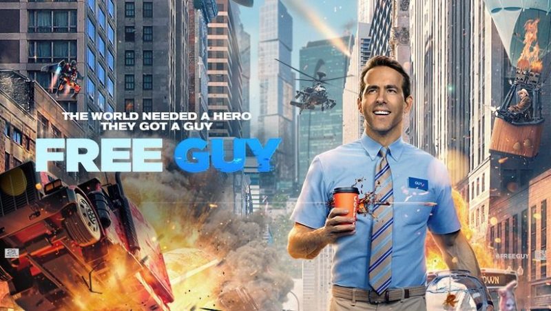 10 Film Action Komedi Terbaik Sepanjang Masa, Bikin Ngakak! Free Guy (2021)