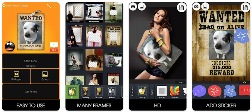 10 Aplikasi Bingkai Foto Terbaik, Buat Fotomu Jadi Keren Funny Photo Collage