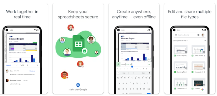 google sheets