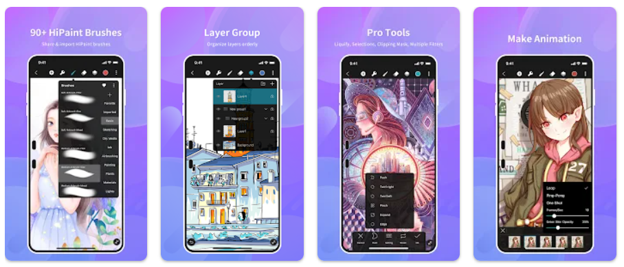8 Aplikasi Menggambar Terbaik untuk Android dan iPhone HiPaint -Sketch Draw Paint it!