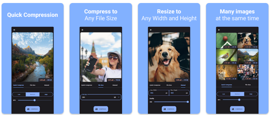 8 Aplikasi Kompres Foto Terbaik untuk Android & iPhone Image Compressor - MB to kB