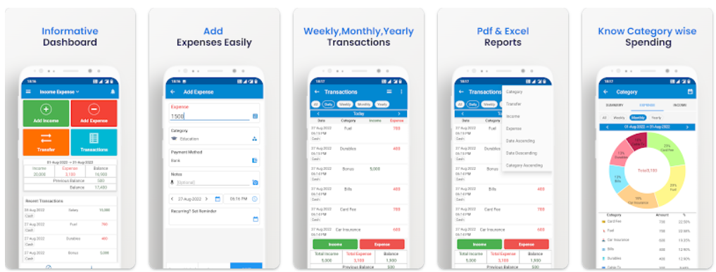 10 Aplikasi Pencatat Keuangan Terbaik Untuk Android & iPhone Income Expense - daily expenses