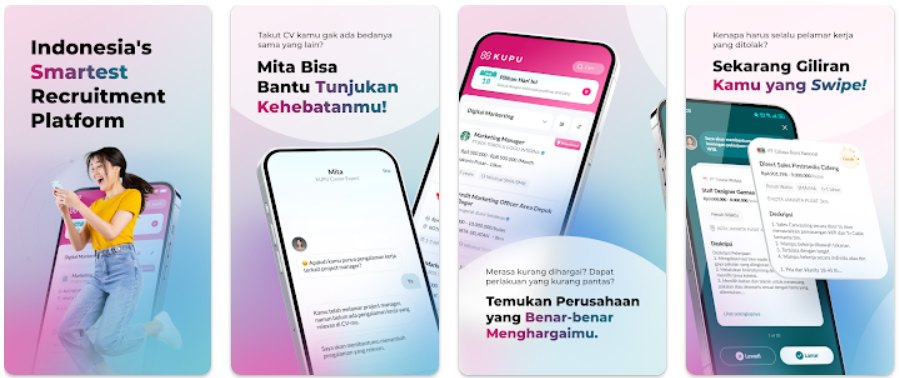 9 Aplikasi Lowongan Kerja Terbaik 2024, untuk Android & iPhone KUPU Cari Kerja Cepat & Mudah