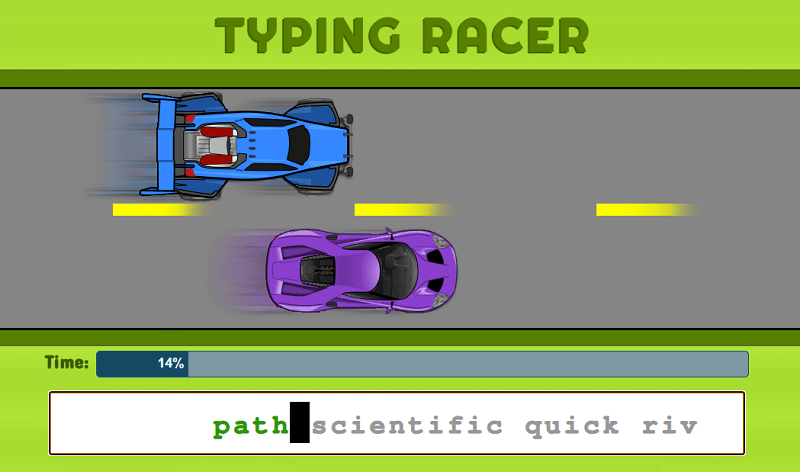 Keyboard Race