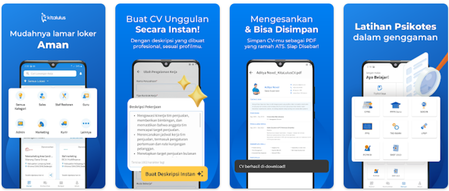 9 Aplikasi Lowongan Kerja Terbaik 2024, untuk Android & iPhone KitaLulus Loker & CV Maker