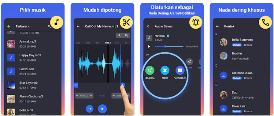 8 Aplikasi Pemotong Lagu Terbaik 2024, Untuk Android & iPhone MP3 Cutter:Pemotong lagu MP3