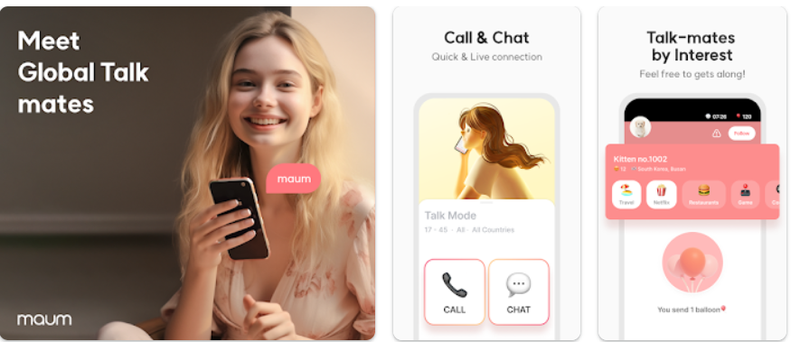 10 Aplikasi Kencan Online Gratis & Terbaik di Indonesia Maum - Friendly Voice Chat