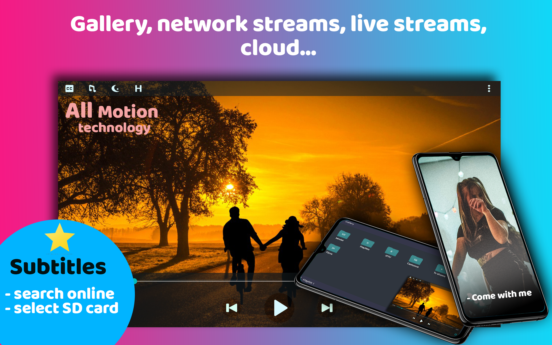 8 Aplikasi Pemutar Video Terbaik Android, Nonton Jadi Lebih Asyik Night Video Player - voice amp