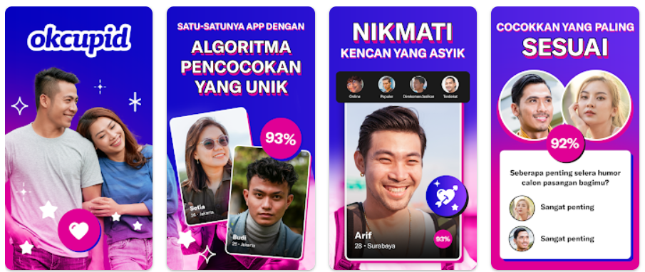10 Aplikasi Kencan Online Gratis & Terbaik di Indonesia OkCupid