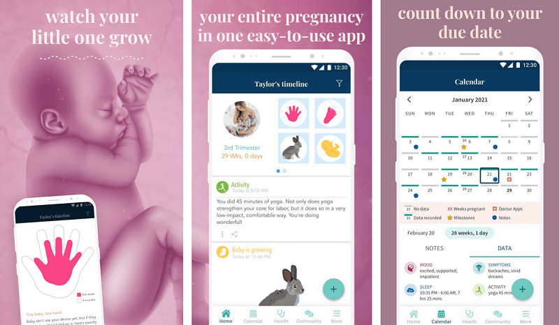 10 Aplikasi Kehamilan Terbaik 2024, Bumil Wajib Coba! Ovia Pregnancy Tracker