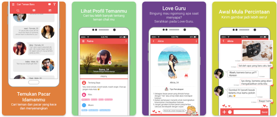10 Aplikasi Kencan Online Gratis & Terbaik di Indonesia Pacar: Find Indo Friends