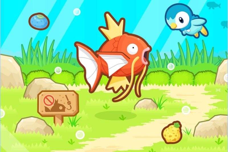 10 Game Pokemon Terbaik dan Paling Seru Dimainkan Pokemon-Magikarp-Jump