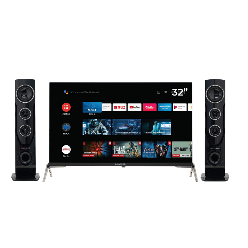 7 TV Android Terbaik 2024, Harga Mulai 1 Jutaan Polytron Smart Android TV 32 Inch PLD 32AG5959