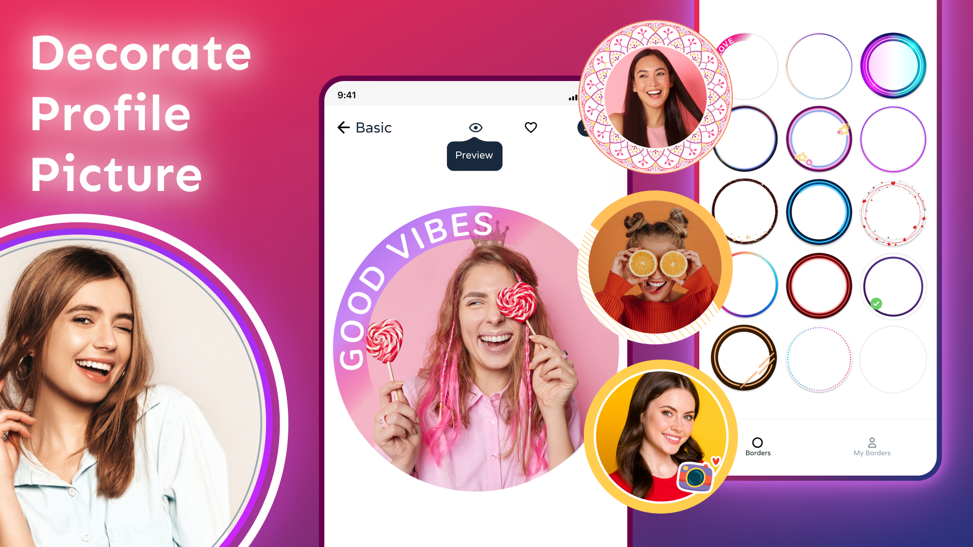 10 Aplikasi Bingkai Foto Terbaik, Buat Fotomu Jadi Keren Profile Picture Border Frame