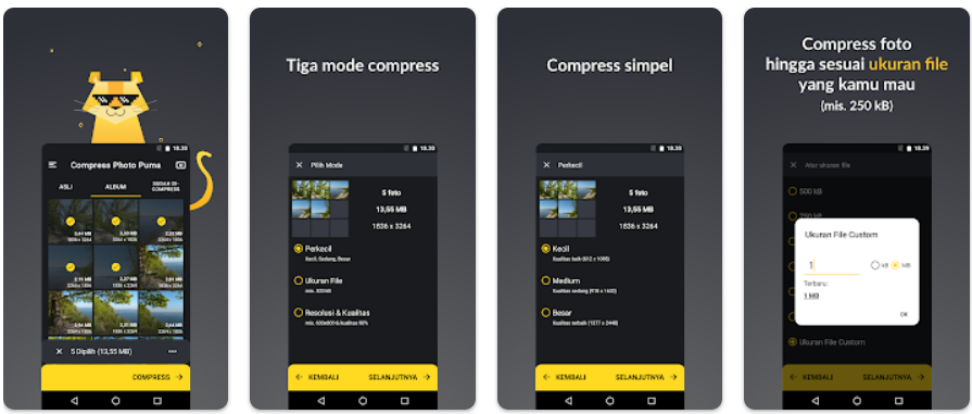 8 Aplikasi Kompres Foto Terbaik untuk Android & iPhone Puma Image Compressor, Resizer