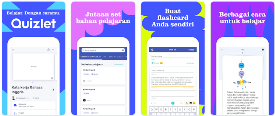 Quizlet: flashcard bertenaga AI