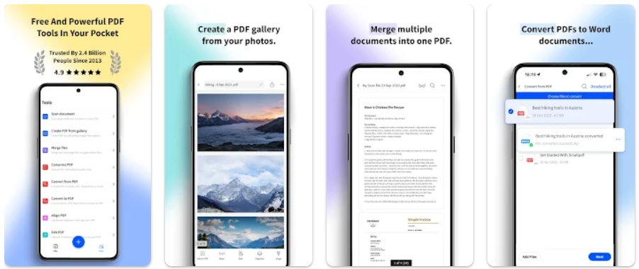 7 Aplikasi Kompres PDF Gratis, Bisa Online & Offline Smallpdf: PDF Scanner & Editor
