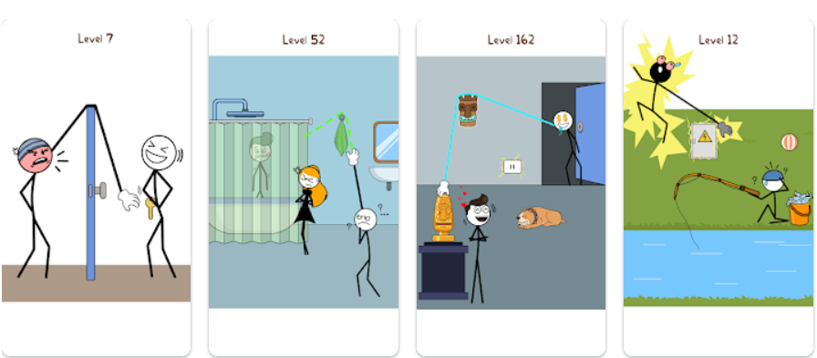 Thief Puzzle: to pass a level