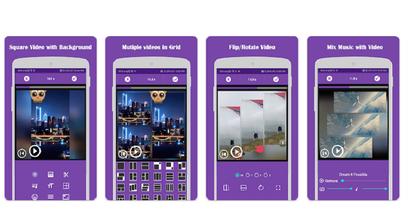 Video Editor: Square Video & Photo Slideshow