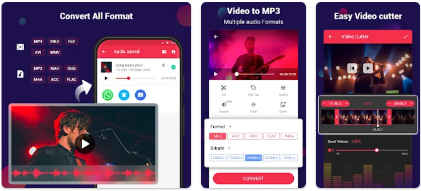 8 Aplikasi Pemotong Lagu Terbaik 2024, Untuk Android & iPhone Video to MP3 - Video to Audio