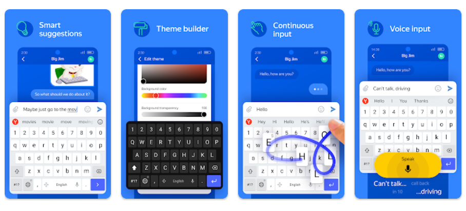 8 Aplikasi Keyboard Terbaik 2024, Mengetik Jadi Lebih Mudah Yandex Keyboard
