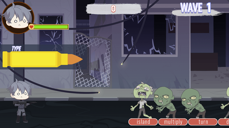 Zombie Typing