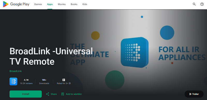 7 Aplikasi Remote TV Terbaik 2024, Gratis dan Mudah BroadLink - Universal TV Remote