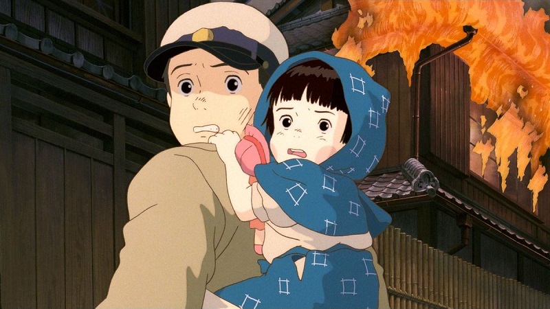 10 Film Studio Ghibli Terbaik Sepanjang Masa, Penuh Imajinasi! Grave of the Fireflies (1988)