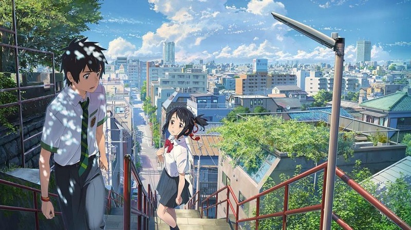 21 Anime Romance Terbaik Sepanjang Masa, Plot Menarik Kimi no Na wa. (2016)