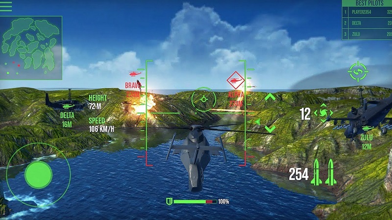 7 Game Pesawat Tempur Android Terbaik, Penuh Tantangan! Modern War Choppers: Shooter