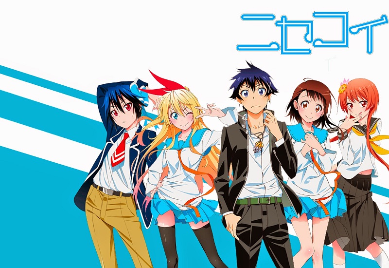 21 Anime Romance Terbaik Sepanjang Masa, Plot Menarik Nisekoi: False Love (2014)