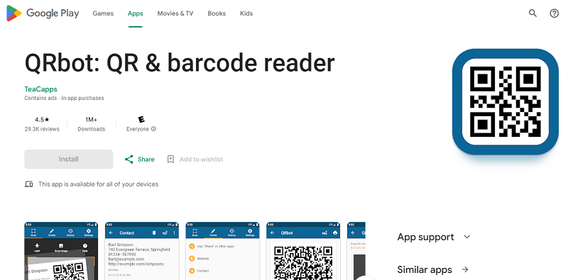 7 Aplikasi Scan Barcode Terbaik 2024, Mudah dan Praktis QRbot: QR & barcode reader