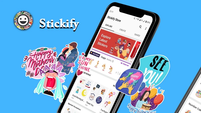 10 Aplikasi Pembuat Stiker WA Terbaik 2024, Mudah Digunakan Stickify: Stickers in WhatsApp