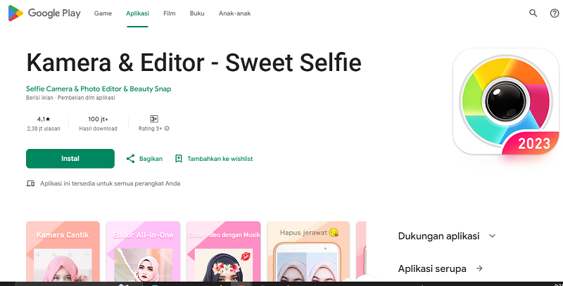 10 Aplikasi Kamera Terbaik 2024, Sulap Foto Jadi Bagus Sweet Selfie