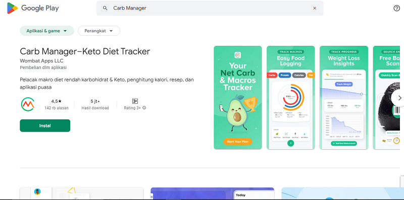 5 Aplikasi Penghitung Kalori Terbaik 2024, Cocok untuk Diet! Carb Manager