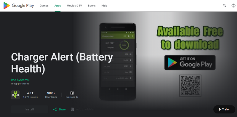 Charger Alert (Battery Health)