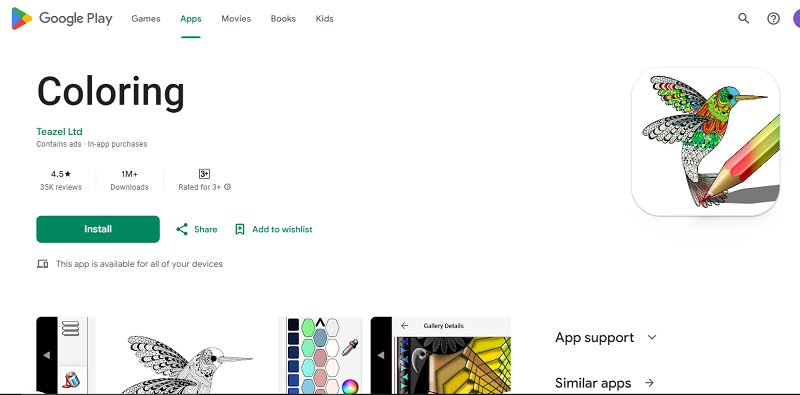 7 Game Mewarnai Android Terbaik 2024, Cocok untuk Buah Hati Coloring