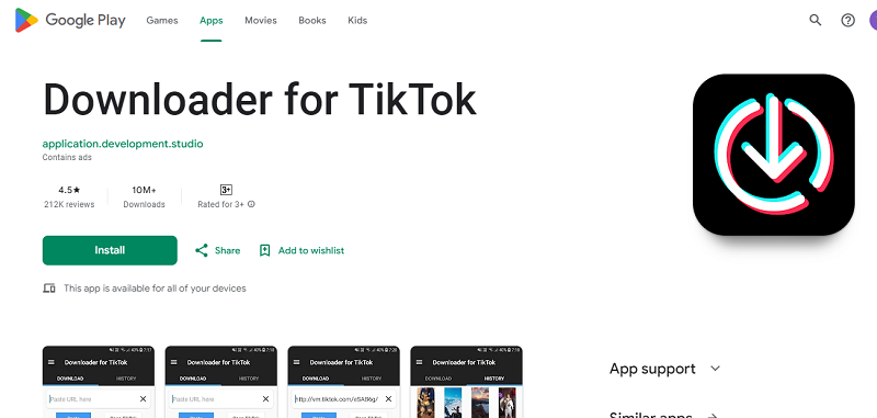 7 Aplikasi Download Video TikTok Terbaik 2024, Mudah Dipakai! Downloader for TikTok