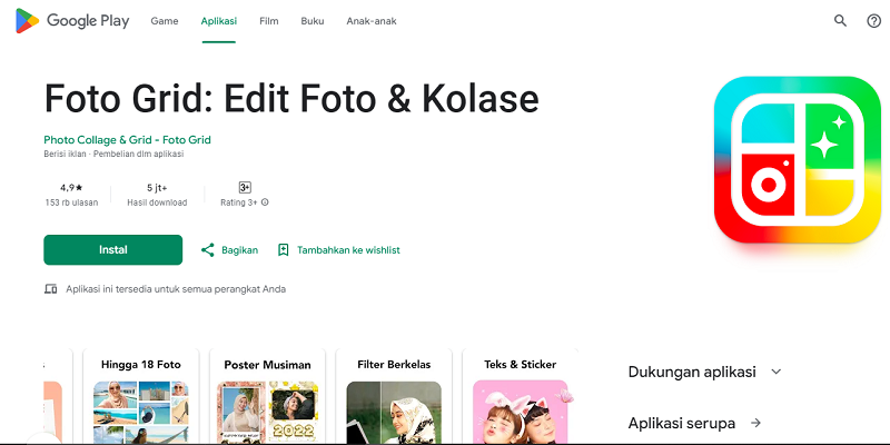 7 Aplikasi Menggabungkan Foto Gratis Terbaik, Mudah Dipakai! Foto Grid