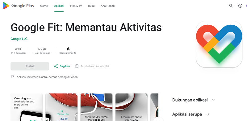 5 Aplikasi Penghitung Langkah Terbaik 2024, Bantu Hidup Sehat Google Fit