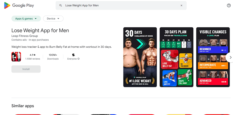7 Aplikasi Olahraga Terbaik 2024, Buat Tubuh Bugar Lose Weight App for Men