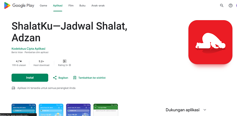 ShalatKu—Jadwal Shalat, Adzan