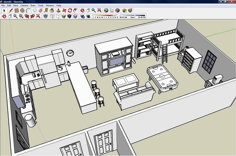 10 Aplikasi Desain Rumah Terbaik, Gratis dan Mudah Dipakai SketchUp